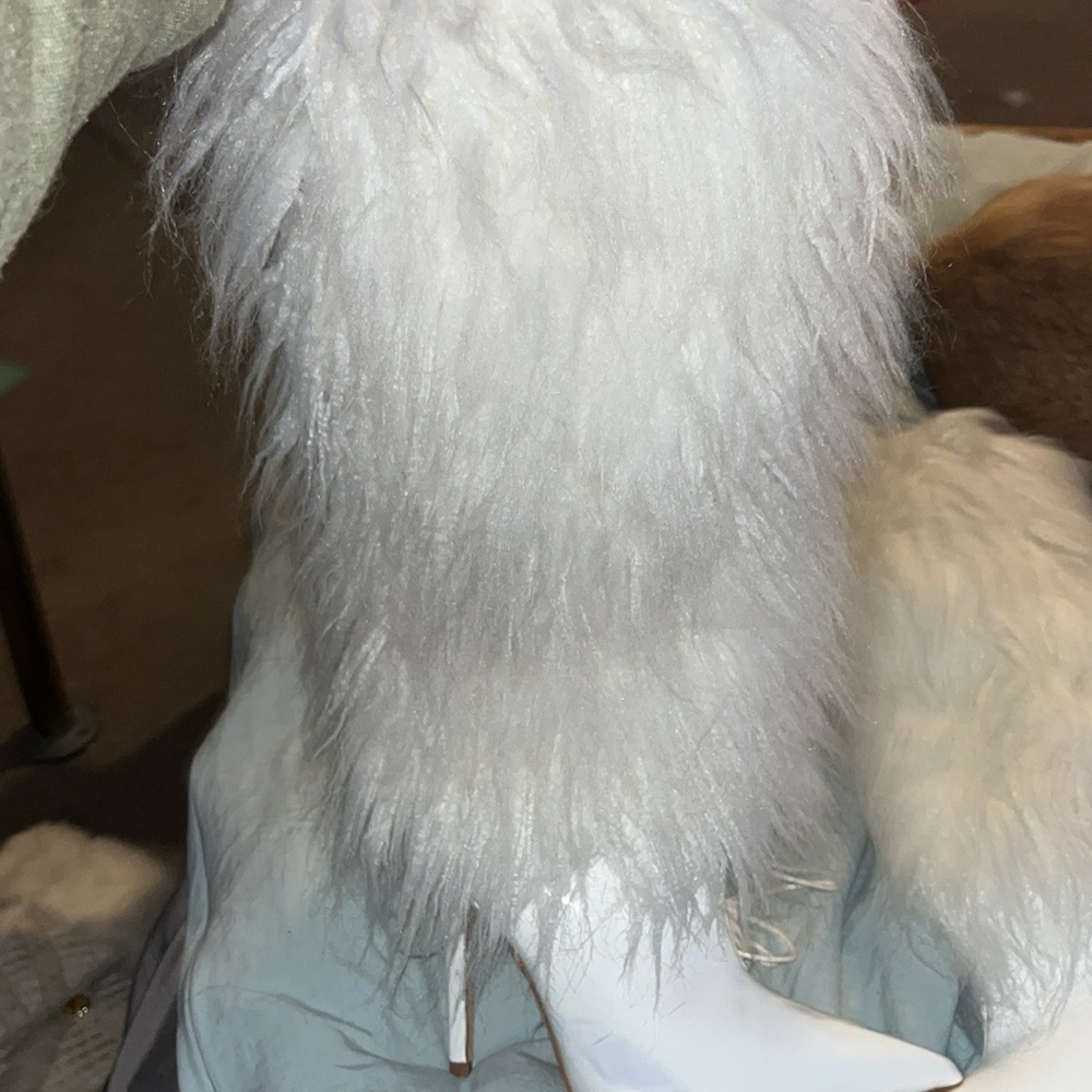 COPY - Cape Robbin white furry brand new boots